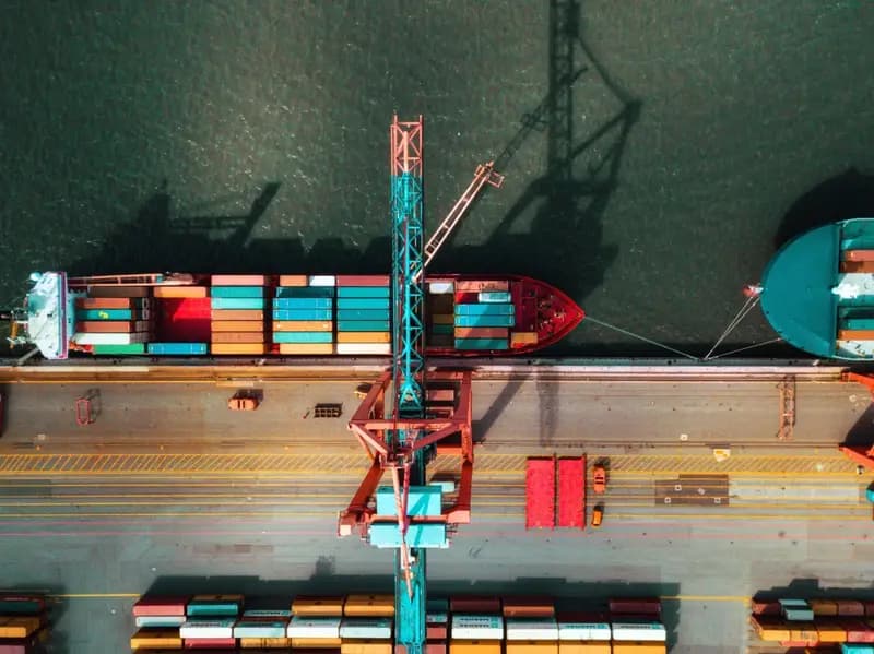 Container Vessel on port